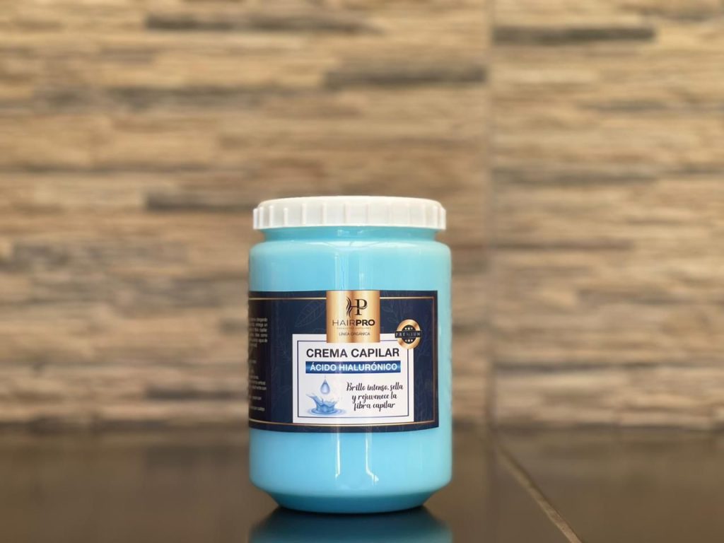 Crema capilar orgánica ácido hialurónico