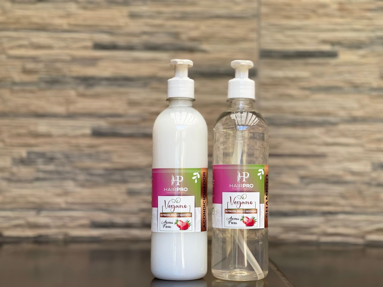Shampoo y acondicionador vegano
