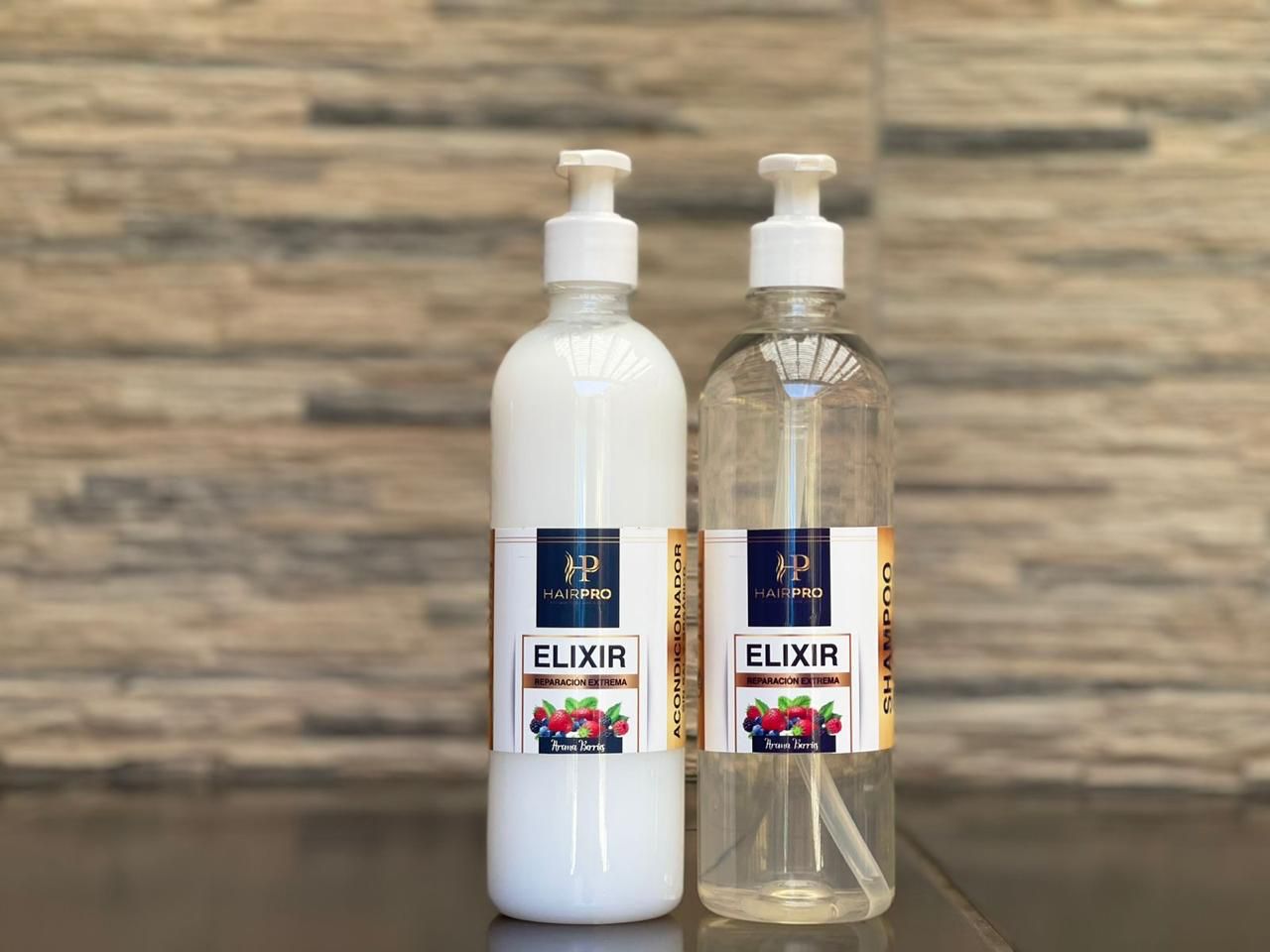 Shampoo y acondicionador elixir
