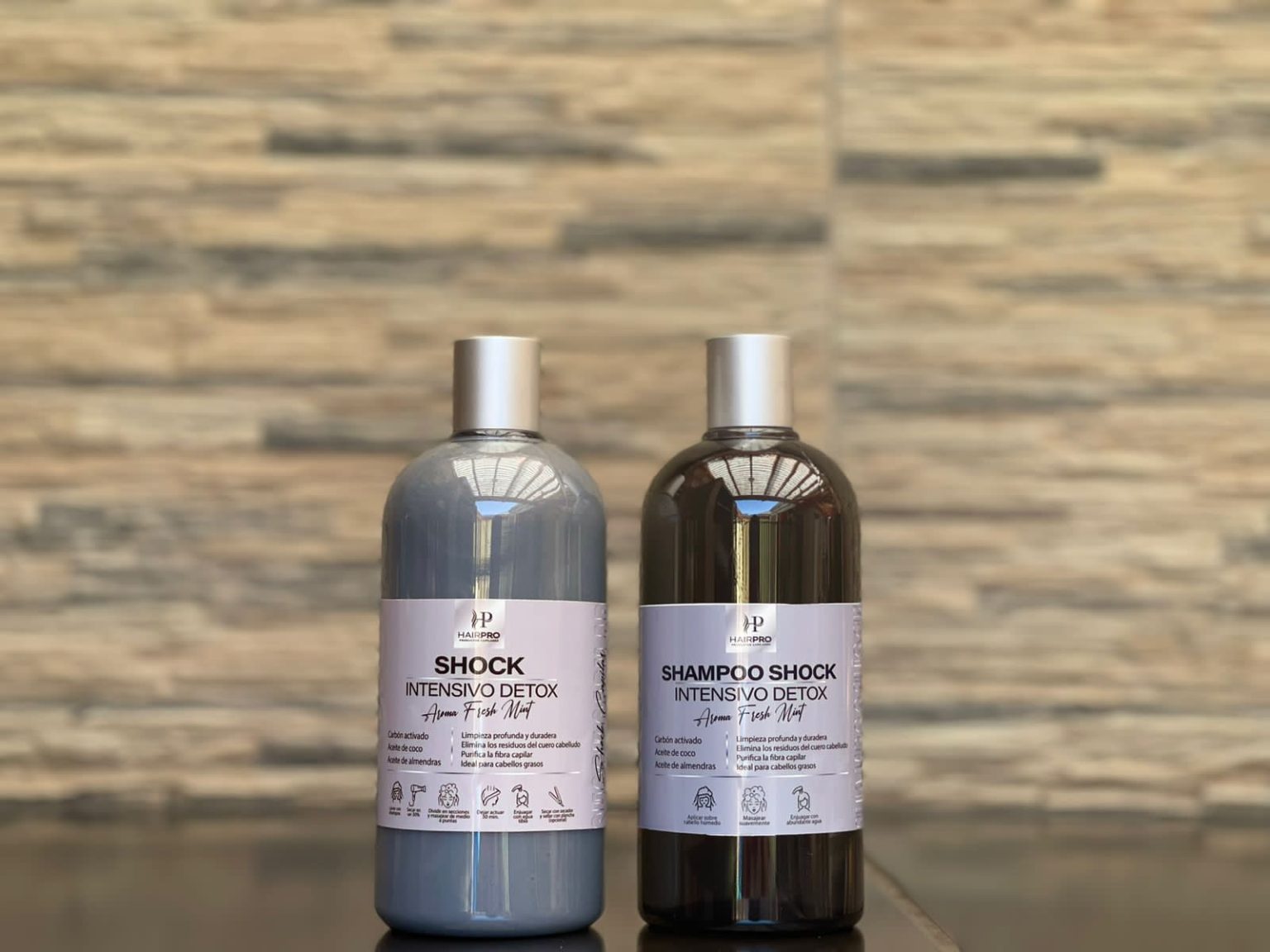 Shampoo y acondicionador shock intensivo detox