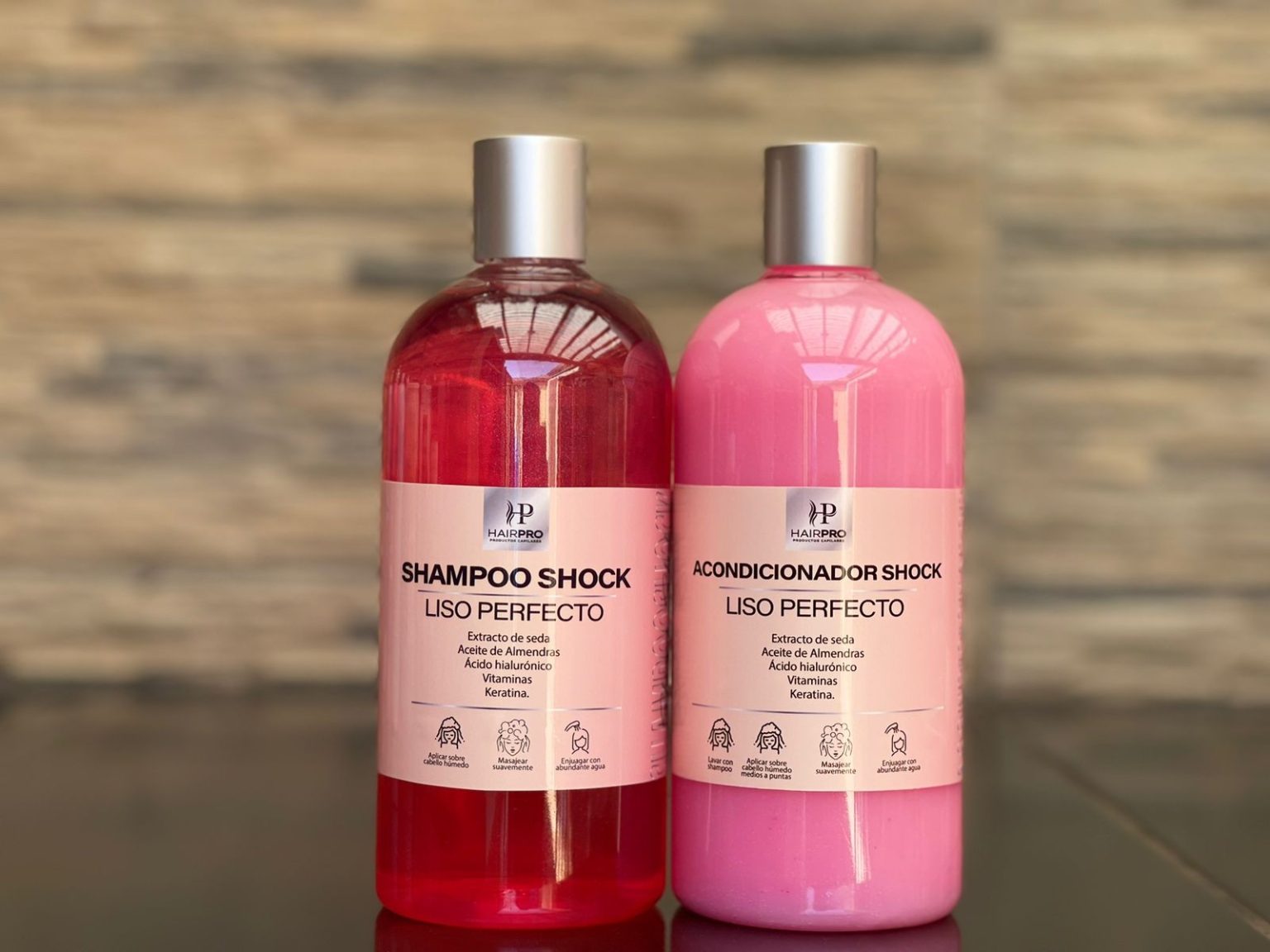 Shampoo y acondicionador shock liso perfecto