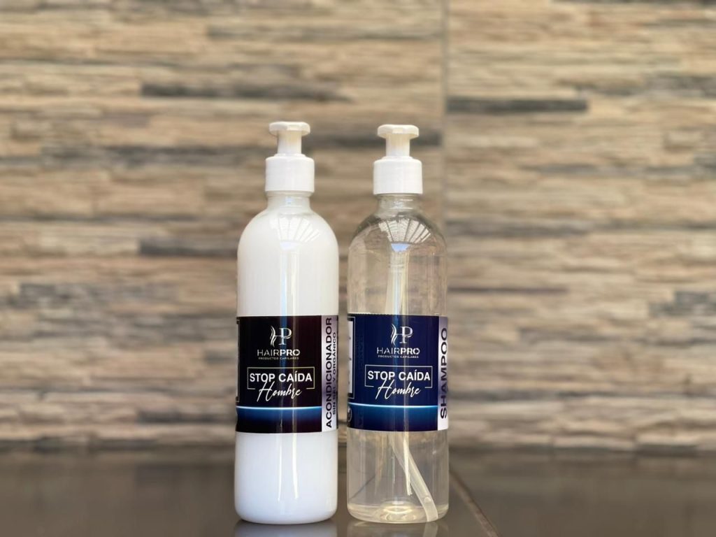 Shampoo y acondicionador stop caída hombre